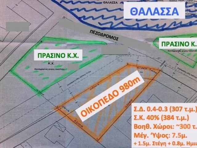 220339 – Beach front Plot in Markopoulo