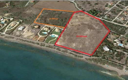 Land private beach Porto cheli