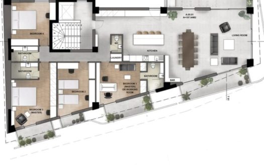 5 floor Apartment 200sqm